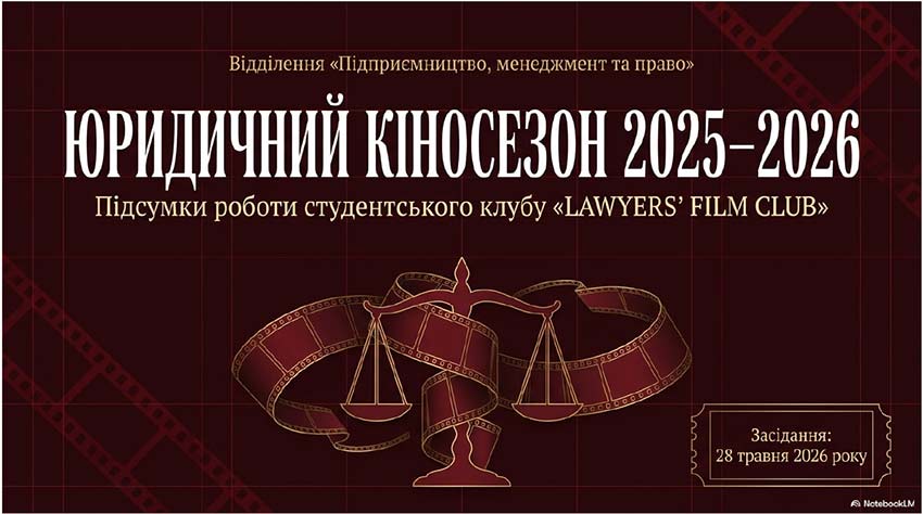 Юридичний кіносезон 2025-2026