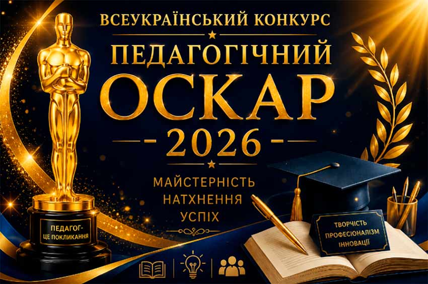 Від творчої ідеї до нагороди. Перемога у конкурсі «Педагогічний ОСКАР – 2026»