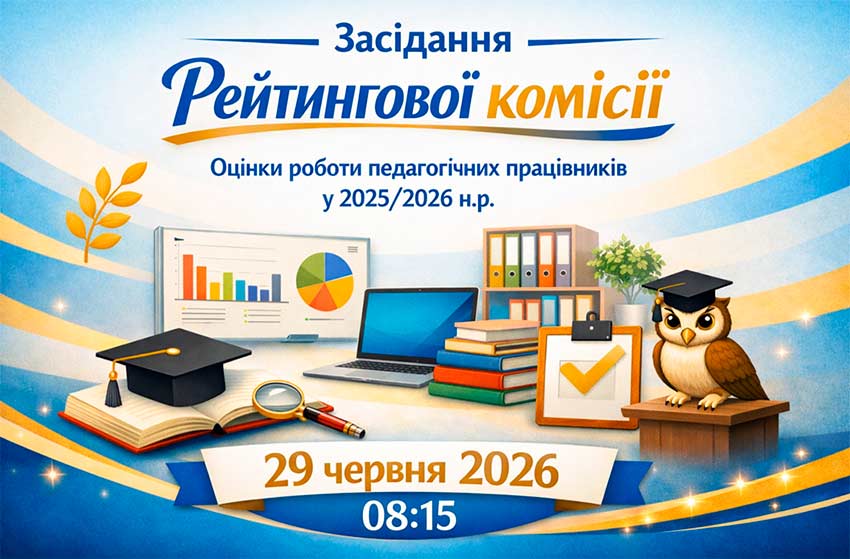 Професійна майстерність у фокусі: підсумки роботи рейтингової комісії