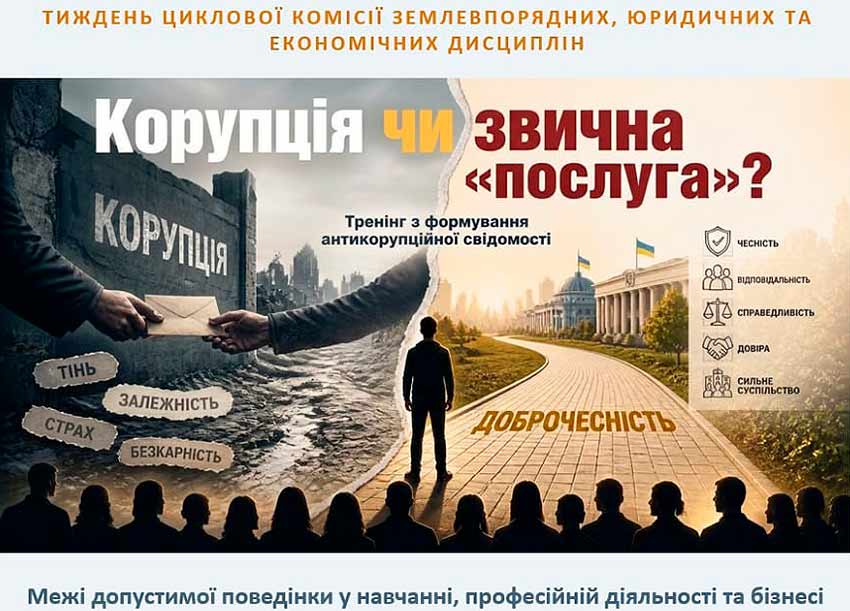 Корупція чи звичайна «послуга»? Інтерактивний тренінг із формування антикорупційної свідомості